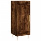 vidaXL Aparador de madera contrachapada roble ahumado 34,5x34x180 cm vidaXL Aparador de madera contrachapada roble ahumado 34,5x34x180 cm