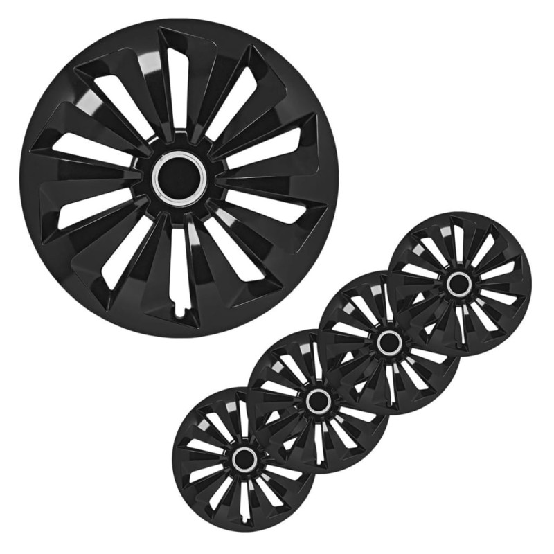 ProPlus Tapacubos 15" Fox negro 4 unidades ProPlus Tapacubos 15" Fox negro 4 unidades