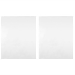 vidaXL Láminas espejo para ventana autoadhesivas 2 uds 90x200 cm PET