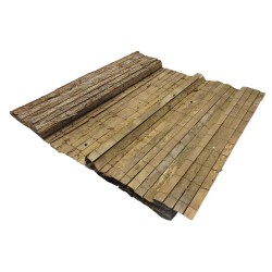 Nature Valla cañizo corteza de pino natural 1x3 m 5 mm de grosor