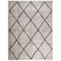 vidaXL Alfombra de pelo largo moderna beige y antracita 300x400 cm vidaXL Alfombra de pelo largo moderna beige y antracita 300x400 cm