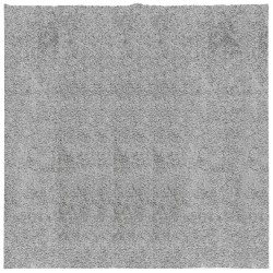 vidaXL Alfombra peluda de pelo largo moderna PAMPLONA gris 160x160 cm