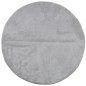 vidaXL Alfombra de pelo corto look escandinavo IZA gris Ø 120 cm