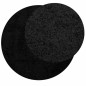 vidaXL Alfombra peluda de pelo largo moderna PAMPLONA negra Ø 280 cm vidaXL Alfombra peluda de pelo largo moderna PAMPLONA negra Ø 280 cm