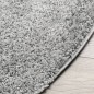 vidaXL Alfombra peluda de pelo largo moderna PAMPLONA gris Ø 240 cm vidaXL Alfombra peluda de pelo largo moderna PAMPLONA gris Ø 240 cm