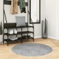 vidaXL Alfombra peluda de pelo largo moderna PAMPLONA beige Ø 100 cm vidaXL Alfombra peluda de pelo largo moderna PAMPLONA beige Ø 100 cm