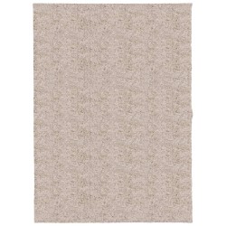 vidaXL Alfombra peluda de pelo largo moderna PAMPLONA beige 140x200 cm