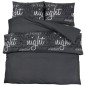 vidaXL Juego de funda nórdica algodón negro 155x220 cm vidaXL Juego de funda nórdica algodón negro 155x220 cm