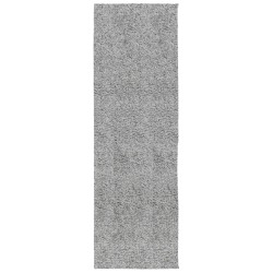 vidaXL Alfombra peluda de pelo largo moderna PAMPLONA gris 80x250 cm