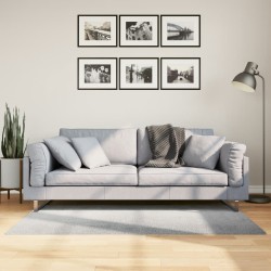 vidaXL Alfombra de pelo corto look escandinavo IZA gris 80x150 cm