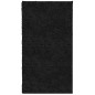 vidaXL Alfombra peluda de pelo largo moderna PAMPLONA negra 60x110 cm
