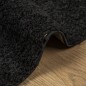 vidaXL Alfombra peluda de pelo largo moderna PAMPLONA negra 60x110 cm