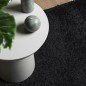 vidaXL Alfombra peluda de pelo largo moderna PAMPLONA negra 60x110 cm