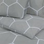 vidaXL Juego de funda nórdica algodón gris 135x200 cm vidaXL Juego de funda nórdica algodón gris 135x200 cm