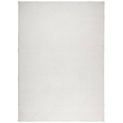 vidaXL Alfombra de pelo corto look escandinavo IZA crema 240x340 cm