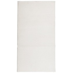 vidaXL Alfombra de pelo corto look escandinavo IZA crema 80x150 cm