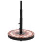vidaXL Base de sombrilla redonda color terracota y blanco 12 kg vidaXL Base de sombrilla redonda color terracota y blanco 12 kg