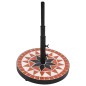 vidaXL Base de sombrilla redonda color terracota y blanco 12 kg vidaXL Base de sombrilla redonda color terracota y blanco 12 kg