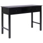vidaXL Escritorio de madera negro 110x45x76 cm vidaXL Escritorio de madera negro 110x45x76 cm