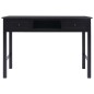 vidaXL Escritorio de madera negro 110x45x76 cm vidaXL Escritorio de madera negro 110x45x76 cm