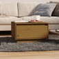 vidaXL Mesa de centro madera maciza de pino marrón miel 55x56x32 cm vidaXL Mesa de centro madera maciza de pino marrón miel 55x56x32 cm