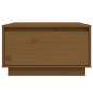 vidaXL Mesa de centro madera maciza de pino marrón miel 55x56x32 cm vidaXL Mesa de centro madera maciza de pino marrón miel 55x56x32 cm