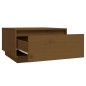 vidaXL Mesa de centro madera maciza de pino marrón miel 55x56x32 cm vidaXL Mesa de centro madera maciza de pino marrón miel 55x56x32 cm
