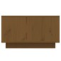 vidaXL Mesa de centro madera maciza de pino marrón miel 55x56x32 cm vidaXL Mesa de centro madera maciza de pino marrón miel 55x56x32 cm