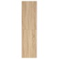 vidaXL Mueble de TV madera contrachapada blanco y roble 30,5x30x110 cm vidaXL Mueble de TV madera contrachapada blanco y roble 30,5x30x110 cm