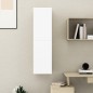 vidaXL Mueble de TV madera contrachapada blanco y roble 30,5x30x110 cm vidaXL Mueble de TV madera contrachapada blanco y roble 30,5x30x110 cm
