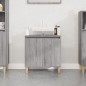 vidaXL Armario de lavabo madera contrachapada gris Sonoma 58x33x60 cm vidaXL Armario de lavabo madera contrachapada gris Sonoma 58x33x60 cm