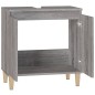 vidaXL Armario de lavabo madera contrachapada gris Sonoma 58x33x60 cm vidaXL Armario de lavabo madera contrachapada gris Sonoma 58x33x60 cm
