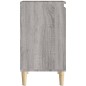 vidaXL Armario de lavabo madera contrachapada gris Sonoma 58x33x60 cm vidaXL Armario de lavabo madera contrachapada gris Sonoma 58x33x60 cm