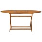 vidaXL Set de comedor de jardín 7 piezas madera maciza de acacia vidaXL Set de comedor de jardín 7 piezas madera maciza de acacia