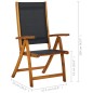 vidaXL Set de comedor de jardín 7 piezas madera maciza de acacia vidaXL Set de comedor de jardín 7 piezas madera maciza de acacia