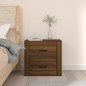 vidaXL Mesita de noche de pared roble marrón 50x36x47 cm vidaXL Mesita de noche de pared roble marrón 50x36x47 cm