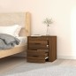 vidaXL Mesita de noche de pared roble marrón 50x36x47 cm vidaXL Mesita de noche de pared roble marrón 50x36x47 cm