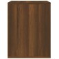 vidaXL Mesita de noche de pared roble marrón 50x36x47 cm vidaXL Mesita de noche de pared roble marrón 50x36x47 cm