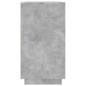 vidaXL Aparador de madera contrachapada gris hormigón 80x34x75 cm vidaXL Aparador de madera contrachapada gris hormigón 80x34x75 cm