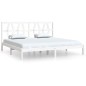vidaXL Estructura de cama madera maciza de pino blanco 200x200 cm