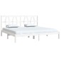 vidaXL Estructura de cama madera maciza de pino blanco 200x200 cm