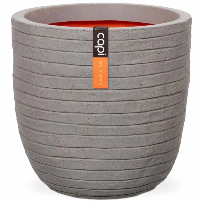 Capi Macetero Nature Row gris 43x41 cm Capi Macetero Nature Row gris 43x41 cm