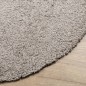 vidaXL Alfombra peluda de pelo largo moderna PAMPLONA beige Ø 240 cm vidaXL Alfombra peluda de pelo largo moderna PAMPLONA beige Ø 240 cm