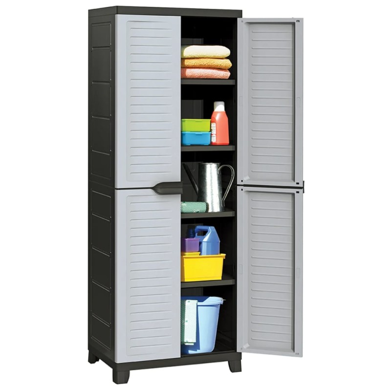vidaXL Armario de plástico 65x45x181 cm vidaXL Armario de plástico 65x45x181 cm