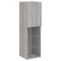vidaXL Mueble para TV con luces LED gris Sonoma 30,5x30x102 cm vidaXL Mueble para TV con luces LED gris Sonoma 30,5x30x102 cm