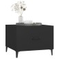 vidaXL Mesa de centro con patas de metal 2 unidades negro 50x50x40 cm vidaXL Mesa de centro con patas de metal 2 unidades negro 50x50x40 cm