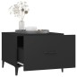 vidaXL Mesa de centro con patas de metal 2 unidades negro 50x50x40 cm vidaXL Mesa de centro con patas de metal 2 unidades negro 50x50x40 cm