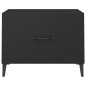 vidaXL Mesa de centro con patas de metal 2 unidades negro 50x50x40 cm vidaXL Mesa de centro con patas de metal 2 unidades negro 50x50x40 cm
