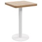 vidaXL Mesa de bistró MDF marrón claro 50x50 cm vidaXL Mesa de bistró MDF marrón claro 50x50 cm