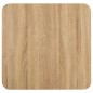 vidaXL Mesa de bistró MDF marrón claro 50x50 cm vidaXL Mesa de bistró MDF marrón claro 50x50 cm